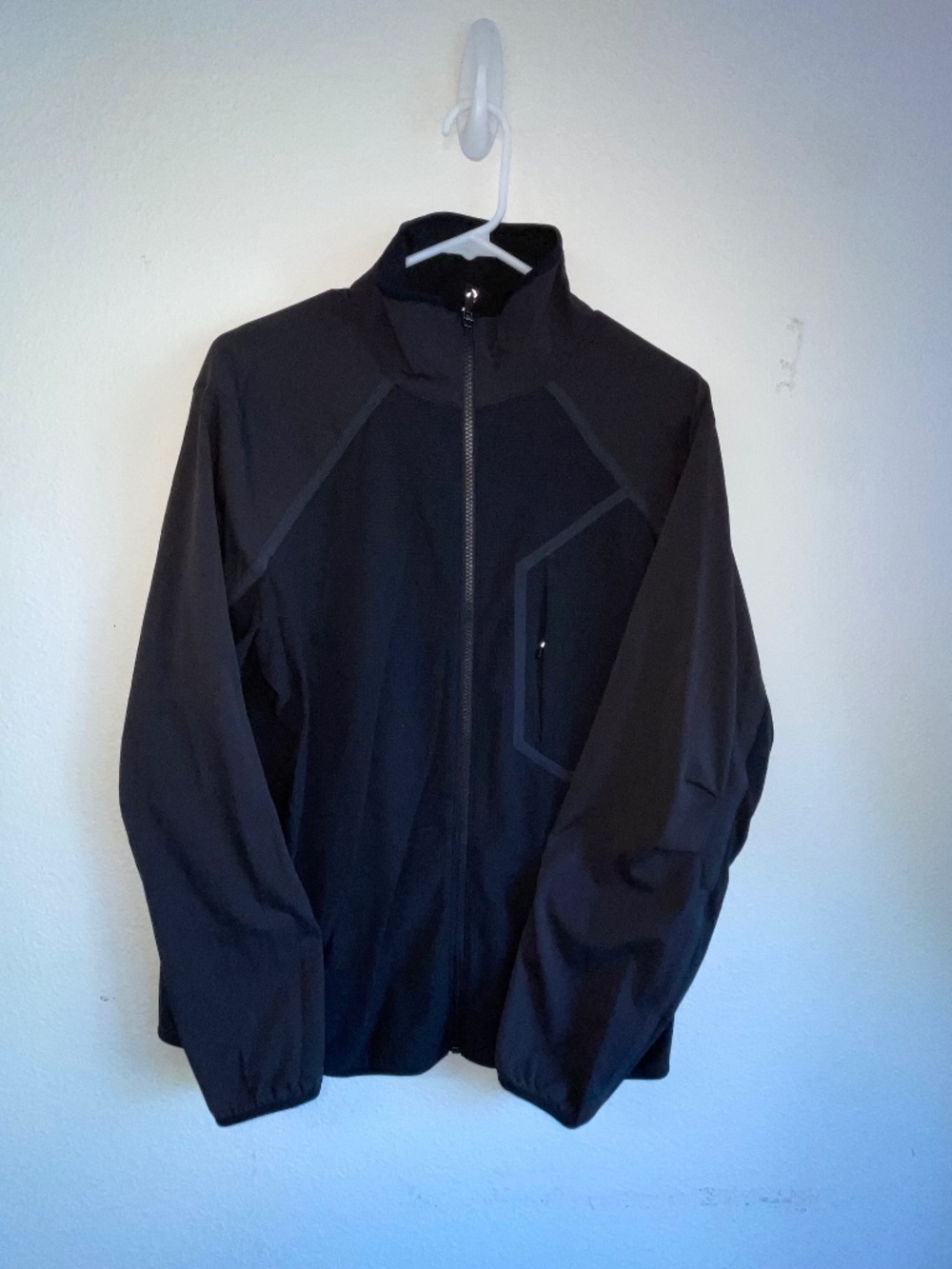 Lululemon Collared Fleece Hiking Jacket – Black, M | Excellent Condition